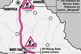 Autoput od Horgoša do Novog Sada polovinom septembra