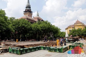 Obnova zaštite na Zelenoj fontani