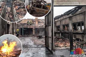 Požar u automehaničarskoj radionici, velika materijalna šteta, nema povređenih