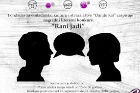 "Rani jadi" - literarni konkurs za mlade