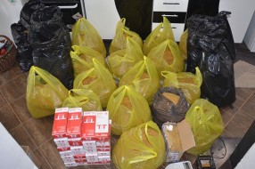 Zaplenjeno 140 kilograma rezanog duvana i 6.000 "motanih" cigareta