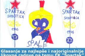 Glasanje za likovne radove na temu fudbalskog kluba "Spartak"