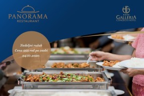 Nastavak serviranja nedeljnog ručka u restoranu "Panorama"