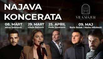 Proleće u hotelu “Vili Majur” uz popularne muzičke izvođače