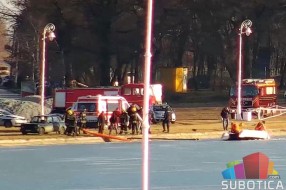 Avantura na ledu Palićkog jezera umalo završila fatalno