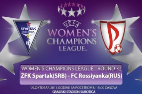Fudbalerke Spartaka danas od 15 časova na Gradskom stadionu protiv Rosijanke