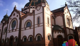 Zasijala fasada subotičke sinagoge, u toku obnova enterijera