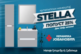 Najprodavaniji komplet nameštaja "Stella" na akciji u "Keramici Jovanović"