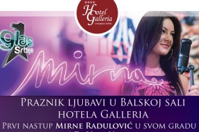 Mirna Radulović u hotelu Galleria za Dan zaljubljenih