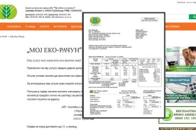 Mali broj korisnika elektronske usluge "Moj eko račun"