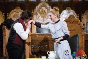 Predstava o ljubavi Laze Kostića i Lenke Dunđerski održana sinoć u Velikoj većnici