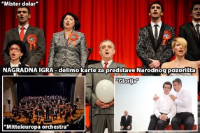 Dobitnici karata za 3 predstave Narodnog pozorišta