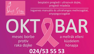 Besplatni pregledi grudi i mladeža do 10. oktobra