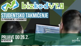 Otvorene prijave za studentsko takmičenje "BizKod#7"