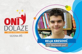 Oni dolaze: Relja Kresović, učenik generacije OŠ "Majšanski put"