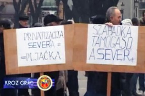Novi protest radnika Severa