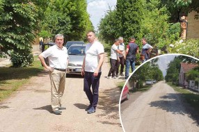 Počeli radovi na uređenju kolovoza u Čantaviru