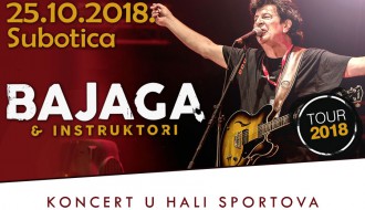 Bajaga i Instruktori 25. oktobra u Hali sportova
