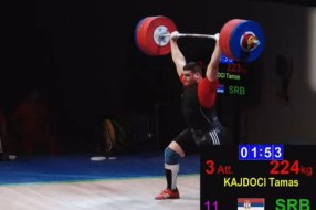 Dve medalje Tamaša Kajdočija na Svetskom prvenstvu u dizanju tegova