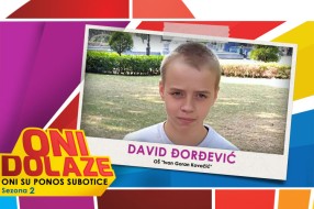 Oni dolaze: David Đorđević, učenik OŠ „Ivan Goran Kovačić“