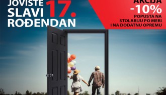 Joviste slavi 17 godina postojanja, 10 odsto popusta na svu stolariju po meri