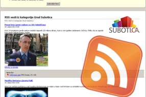 RSS feed - vesti u pojednostavljenom obliku