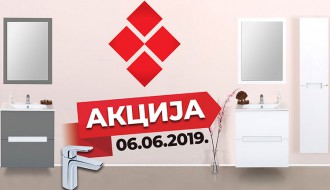 Akcija kupatilskog nameštaja "Keramike Jovanović"