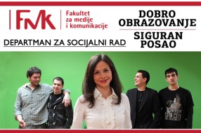 Upis studenata na program socijalni rad u okviru Fakulteta za medije i komunikacije