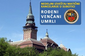 Nedeljni izveštaj Matične kancelarije (16 - 23. januar)