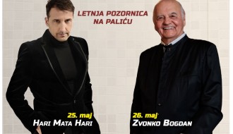 Hari Mata Hari (25. maja) i Zvonko Bogdan (26. maja) na Letnjoj pozornici