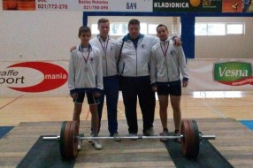 Tri medalje dizača tegova Spartaka na Prvenstvu Vojvodine (U23)