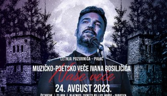 Muzičko-poetsko veče Ivana Bosiljčića 24. avgusta na Letnjoj pozornici