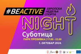 Sutra "BeActive" noć u parku Prozivka