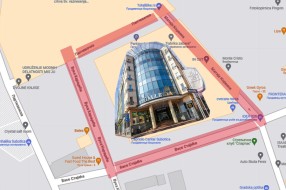 Ulice oko hotela "Galleria" zatvorene za saobraćaj u četvrtak i petak