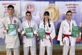 Karate: "Spartak Enpi" osvojio prvo mesto na Prvenstvu Srbije