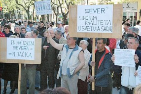 Slučaj "Sever": Veštak potvrdio da su radnici u pravu