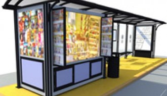 Autobuska stajališta, po evropskom principu