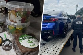 Carinici zaplenili "BMW M5" i psihoaktivne slatkiše