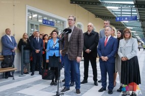 Brzim vozom do Beograda Subotičani će moći od 24. novembra, najavio Vučić