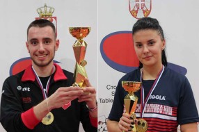 Stoni tenis: Ivan Katić i Anđela Menger pobednici 45. Memorijala "Vilim Harangozo"