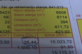 Ombudsman: Računi za gas su ispravni