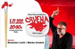 Predstava "Crvena" 3. jula na Letnjoj pozornici