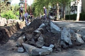 Asfaltiranje ulica u gradu