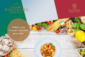 Italijanski specijaliteti na nedeljnom ručku u restoranu "Panorama"