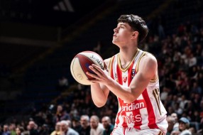 Košarka: Simjanovski debitovao u seniorskom timu Crvene zvezde, postigao i prve poene