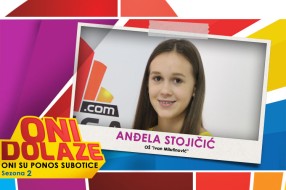 Oni dolaze: Anđela Stojičić, učenica OŠ "Ivan Milutinović"