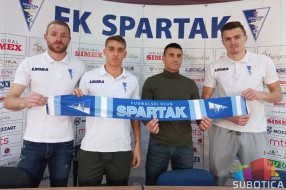 Fudbal: Spartak predstavio trojicu novajlija