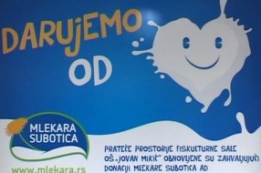 “Mali poklon za velika dela” Mlekare Subotica