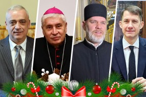 Božićne čestitke sugrađanima koji slave po gregorijanskom kalendaru