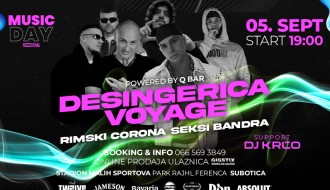 Nazaboravan provod za mlade - Desingerica, Vojaž i ekipa 5. septembra na Stadionu malih sportova